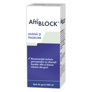 Aftiblock® apă de gură*200 ml