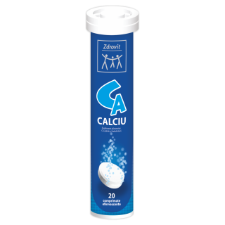 Calciu 300mg*20 cpr.efervescente