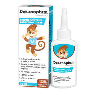 Dezanoplum® soluţie împotriva păduchilor de cap*75 ml