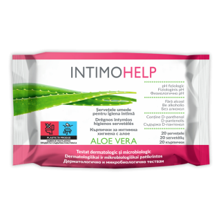 Intimohelp® şerveţele umede pentru igiena intimă*20 buc.