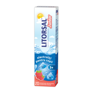 Litorsal® electroliţi JUNIOR 3+ ani*20 cpr.efervescente