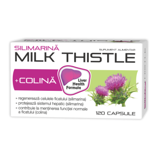 Milk Thistle+colină*120 cps.