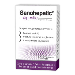 Sanohepatic® DIGESTIE*60 cpr.