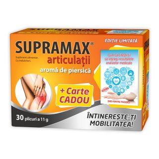 SUPRAMAX® articulaţii piersică*30 plicuri + ghid pacient CADOU