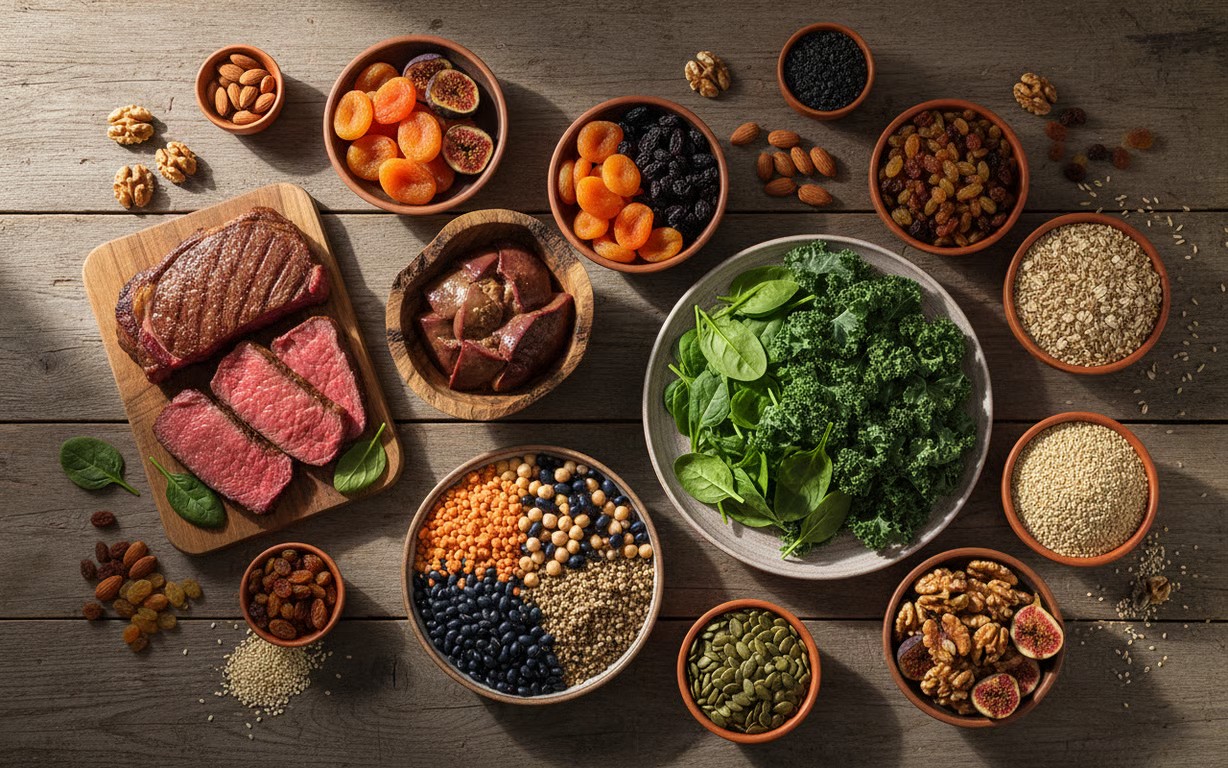 Alimente bogate în fier ghid complet cu legume, fructe și surse esențiale pentru sănătate