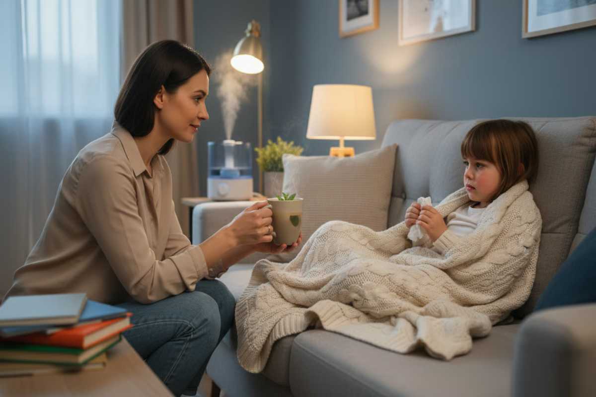 Raceala la copii - particularitati si tratament_Ingrijirea blanda a unui copil cu raceala in mediul familial