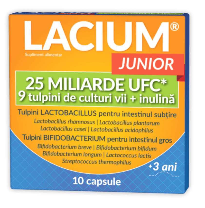 cutie Lacium probiotic și sinbiotic