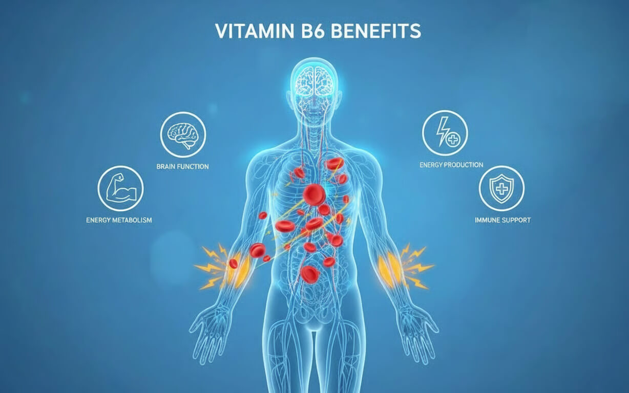 Vitamina B6 beneficii generale pentru corpul uman