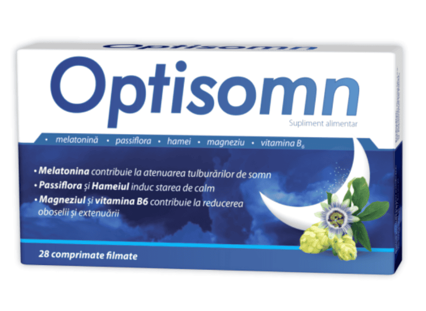 cutie Optisomn comprimate 5 mg melatonina